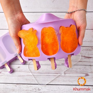 Khummak แม่พิมพ์ทำไอติม ซิลิโคนพิมพ์ทำอาหาร food grade plasticIce cream mold