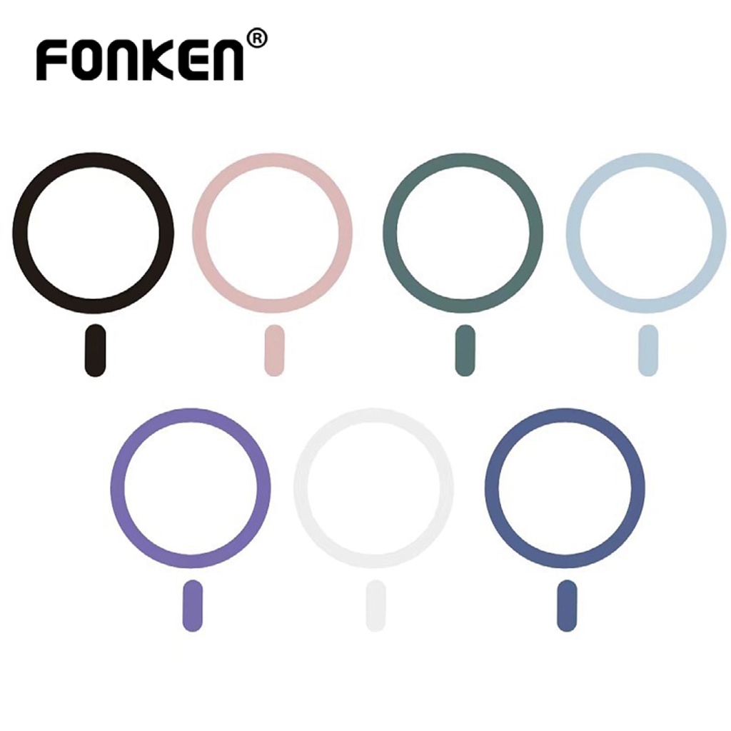 Fonken สติกเกอร์ชาร์จโทรศัพท์ไร้สาย สําหรับ i-Phone 14 13 Pro Max i-Phone 12