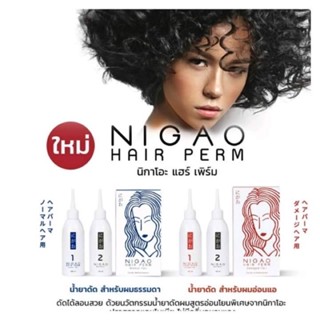 น้ำยาดัดผม นิกาโอะ แฮร์ เพิร์ม นอร์มอล/ แดเมจ แฮร์ ผมธรรมดา/ ผมอ่อนแอ Nigao Hair Perm Normal / Damage Hair