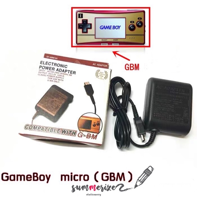 สายชาร์จ สายชาร์ท เกมส์บอย ไมโคร gameboy micro charger ของใหม่ มือ1