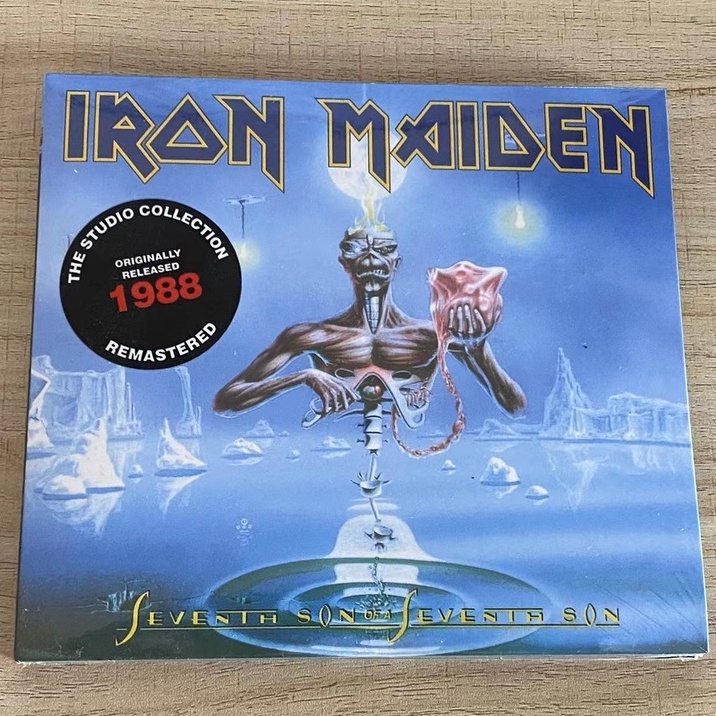 แผ่น CD Iron Maiden seventh son of a seventh son CJZX11