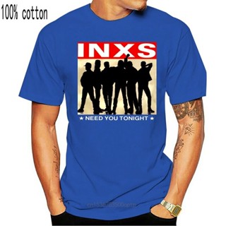 เสื้อสีขาว - เสื้อยืดผู้ชายปี 2022 INXS ต้องการคุณคืนนี้ร็อควงตํานาน s เสื้อยืดสีดําขนาด S ถึง 3XL