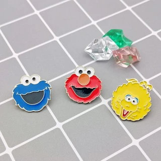 เข็มกลัด รูปการ์ตูนอนิเมะ Sesame Street Snoopy น่ารัก 8 แบบ เครื่องประดับ สําหรับเก็บสะสม ของขวัญให้เพื่อน