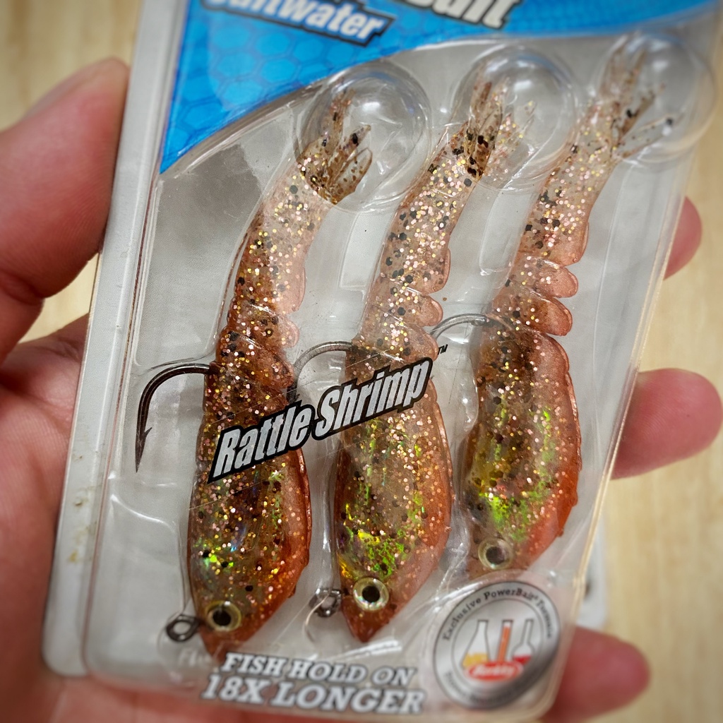 Berkley Powerbait SaltWater กุ้งนุ่ม - แพ็ค 3 ชิ้น