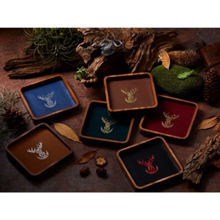 Deer and Moon Square Mini Tray | ถาดไม้ ถาดทอย ลูกเต๋า Dice DnD D&amp;D MTG RPG TRPG เกมกระดาน บอร์ดเกม Game Magic เมจิก