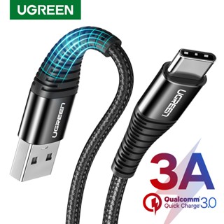 Ugreen สายชาร์จ USB Type C 3A 1.5 ม. ชาร์จเร็ว สําหรับโทรศัพท์มือถือ Xiaomi redmi Samsung Type-C USB