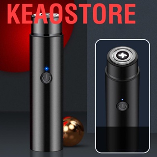 Keaostore ปัตตาเลี่ยนตัดเคราไฟฟ้า ขนาดเล็ก แบบพกพา ชาร์จ USB สําหรับผู้ชาย และผู้หญิง