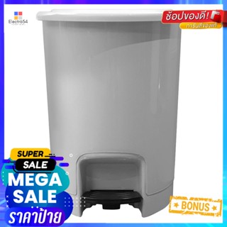 ถังขยะเหยียบกลม ACCO PASTEL 542 ขนาด 12L สีเทาROUND DUSTBIN PEDAL ACCO PASTEL 542 12L GREY