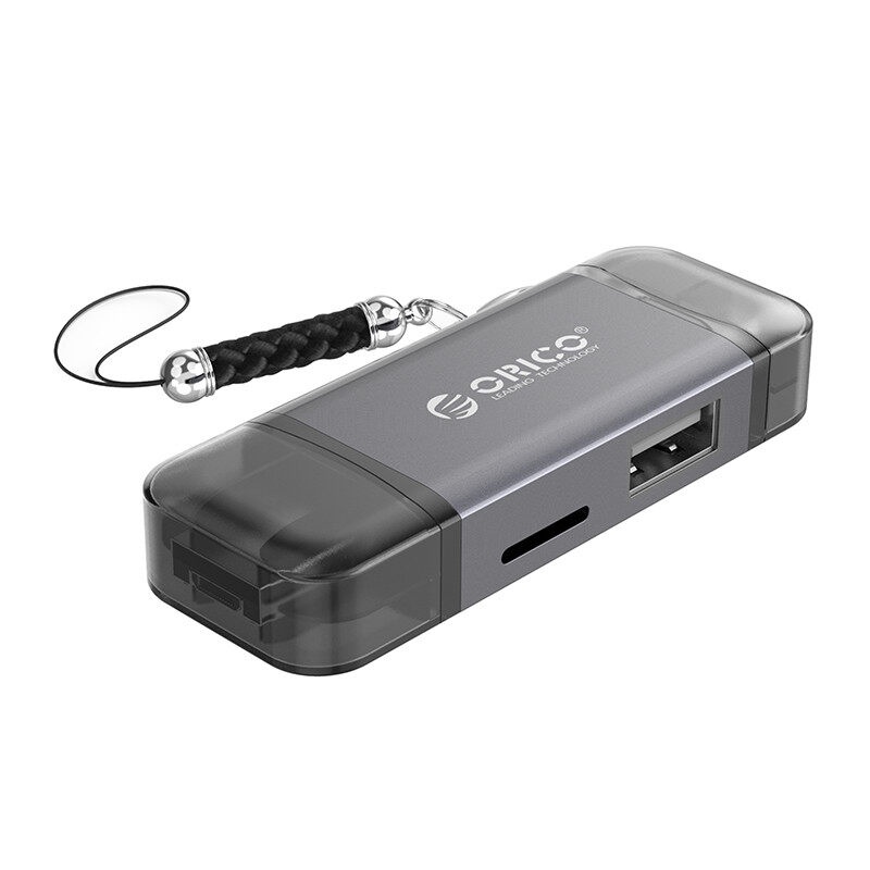 ORICO 3CR61 6in1 Card Reader USB2.0 Micro, USB3.0, Type C to SD, Micro SD Adapter โอริโก้ การ์ดรีดเดอร์ 6in1 เชื่อมต่อ T