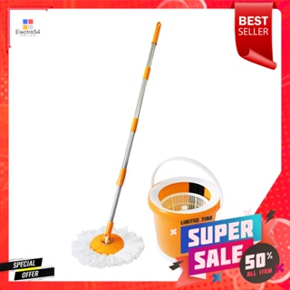 ชุดอุปกรณ์ถังปั่นพร้อมไม้ม็อบ ACCO DS-333 สีส้มSPIN BUCKET AND MOP SET ACCO DS-333 ORANGE