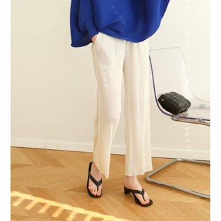 Restock!! 2MUAY PLEAT กางเกงพลีทคุณภาพ STRIGHT PLEAT PANT รุ่น GJO2368 11สี FREE SIZE