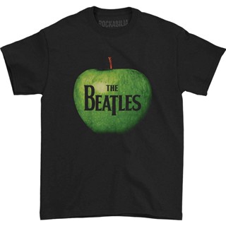 เสื้อสีขาว Z009Kesya เสื้อยืดสีพื้น Bravado Mens The Beatles Apple Logo T Shirt discount Bravado