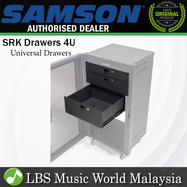 [Distontinue] Samson DR4U SRK 19 Inch 1 Space Universal Rack Drawer (DR 4U)