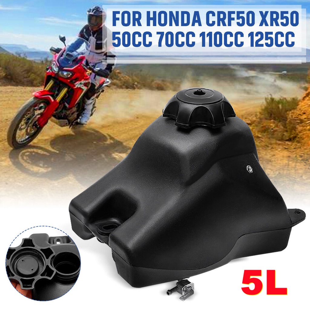 รถจักรยานยนต์ Dirt Pit จักรยานถังน้ำมันเชื้อเพลิงสำหรับ Honda Crf50 Xr50 50/70/110/125 Cc