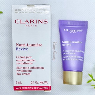 🔥แท้💯%🔥ฉลากไทย 2-5ml.ผลิต9-10/64 ครีมบำรุงผิวหน้า  Clarins Nutri Lumiere Revive Day cream