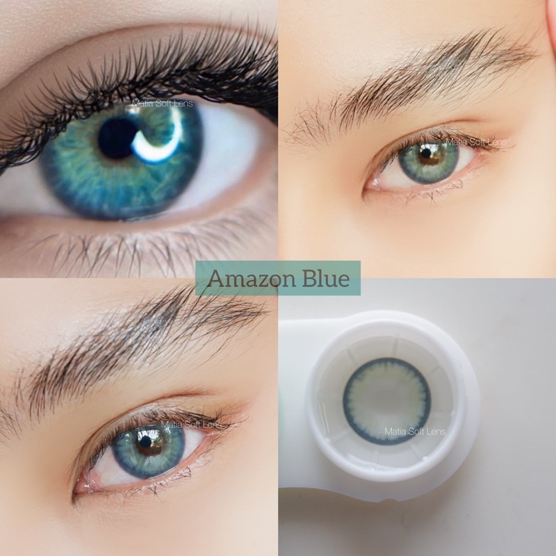 รุ่น Amazon Blue คอนแทคเลนส์สายฝอ (มีค่าสายตา)