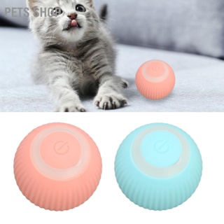 Pets Shop ของเล่นลูกบอลแมว แบบโต้ตอบ ชาร์จ Usb ปลอดภัย 2 โหมด ทนต่อการกัด กันอุปสรรค สําหรับแมว