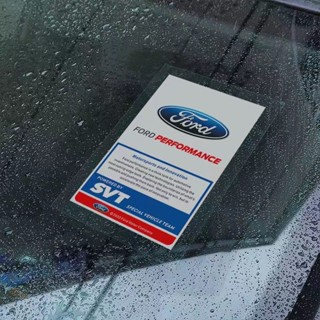 สติกเกอร์ติดกระจกหน้ารถยนต์ ไฟฟ้าสถิต JDM อุปกรณ์เสริม สําหรับ Ford Fiesta Ranger T6 T7 T8 Focus Territory Everest Ecosport Ka Focus Fusion