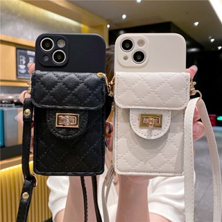 Leather Card Holder Phone Case For IPhone 14 Pro Max 13 12 11 Promax 14plus 14 pro 13pro 12pro 11pro Mini Xs Max X Xr 6 6s 7 8 Plus Soft Phone Case Cover