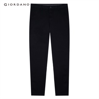 GIORDANO กางเกงสแล็คผู้ชาย Mens Low Rise Slim Pants 01112047