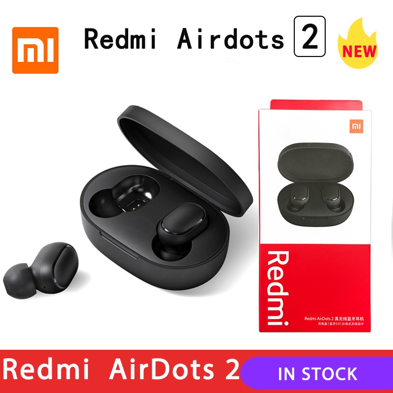 Xiaomi Redmi Airdots 2 Airdots S TWS หูฟังสเตอริโอ บลูทูธ 5.0 เบส พร้อมไมโครโฟน แฮนด์ฟรี ลดเสียงรบกวน