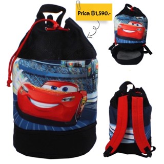 ถุงเป้ Disney Cars McQueen Cinch Beach Backpack ขนาด 16 นิ้ว