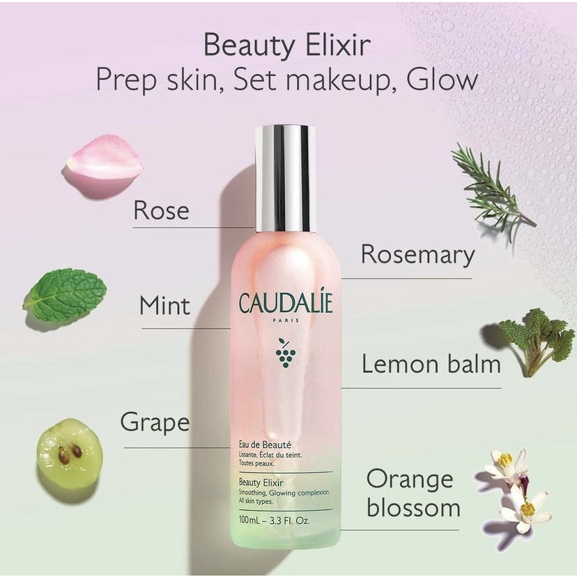 [พร้อมส่ง] CAUDALIE Beauty Elixir 30 100 ml สเปรย์นำแร่
