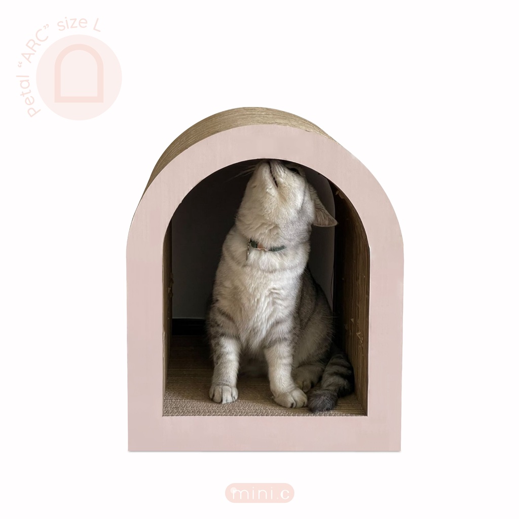 mini.c ที่ลับเล็บแมว รุ่น ARC Petal Size L ที่ฝนเล็บแมว ของเล่นแมว บ้านแมว Cat scratcher