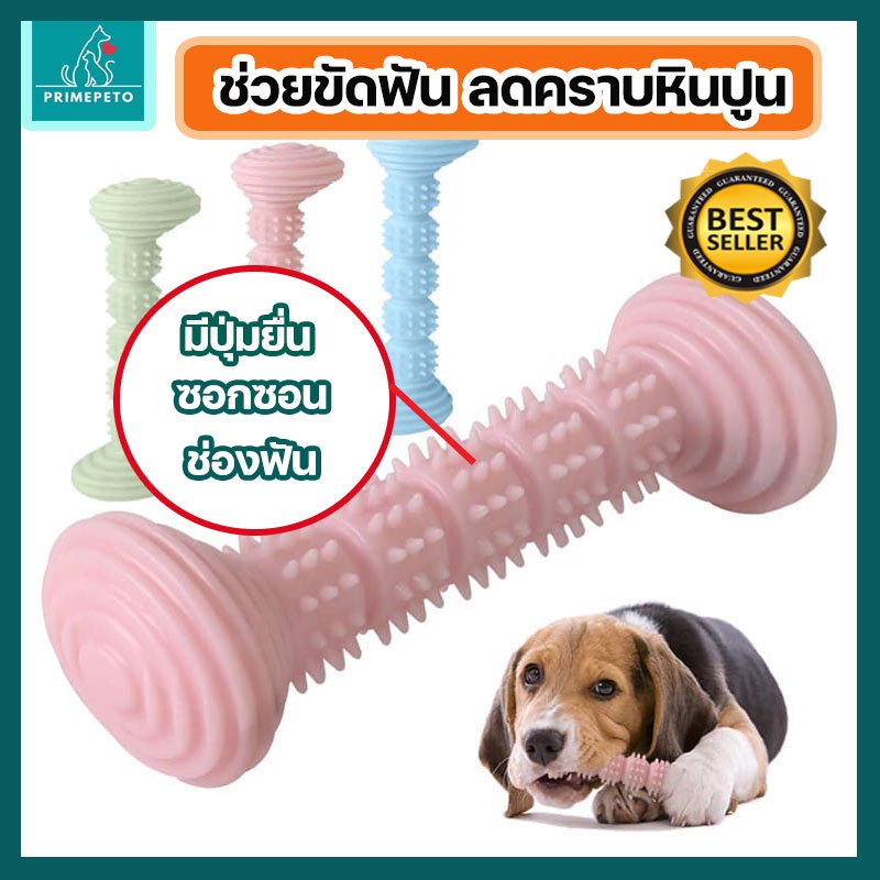 ของเล่นขัดฟันสุนัข ยางกัดขัดฟันสุนัข ที่กัดฟันกรามสุนัข ของเล่นสุนัข ช่วยลดคราบหินปูน เหงือกแข็งแรง