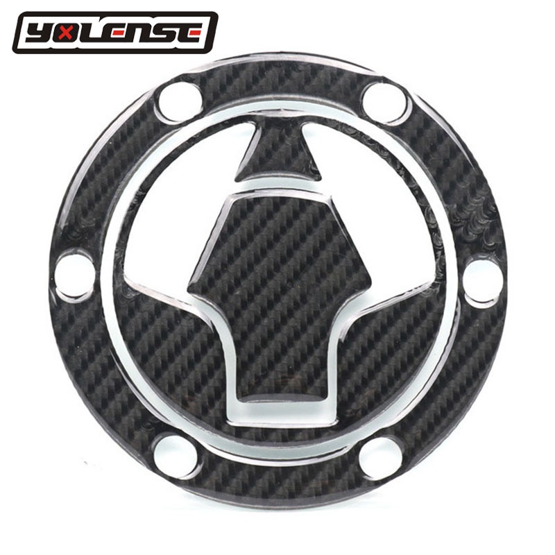 Motorcycle Carbon Fiber Oil Gas Fuel Tank Cap Tank Pad Tankpad Sticker For KAWASAKI NINJA ZX250R ZX3