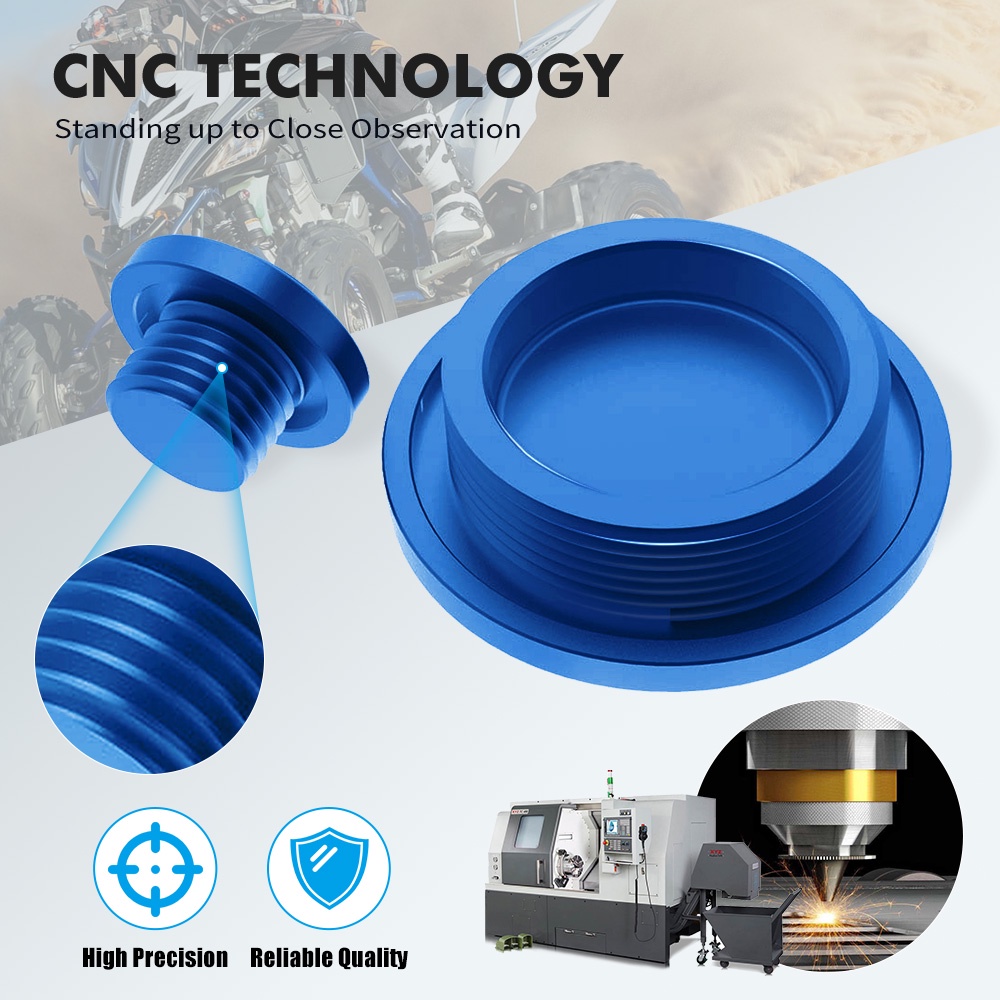 NICECNC Engine Cover Cap Plug Kit For YAMAHA YZ250F 250FX 15–20 YFZ450R 450X 10-11 WR250F 450F 15–20