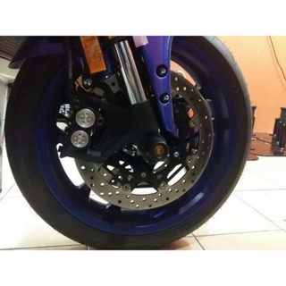 กันล้มล้อหน้า front fork slider Yamaha R1 2015-2020 R1M MT10 Mothracing ช่วยป้องกันตีนโช๊ค ไม่ให้เกิดเป็นรอยเสียหาย เ...