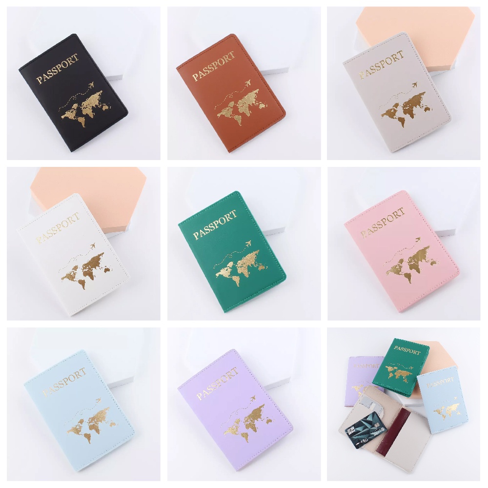 ปกใส่พาสปอร์ต ปกหนังสือเดินทาง Passport สมุดใส่พาสปอร์ต กระเป๋าหนังใส่พาสปอร์ตหนังสือเดินทาง WAKU รุ่น C-125C