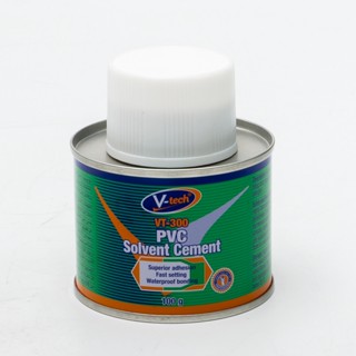 V-TECH กาวทาท่อพีวีซี PVC สีใส 100G / 500G VT300100 / VT300500 วีเทค