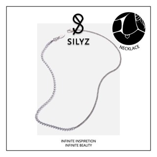 Silyz Link chain necklace สร้อยคอเพทาย สร้อยคอสแตนเลส ไม่ลอกไม่ดำ มี 2 สี