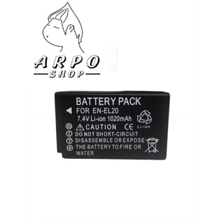 Nikon Batteryและแท่นชาร์ตรุ่น EN-EL20  นิคอน EN-EL20 / Nikon Battery EN-EL20 ใช้กับกล้อง Nikon1 J1 J2 J3 S1