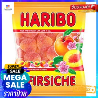 ถูกที่สุดแล้วววแม่ Haribo Peirsiche Peach Gummies 200g ฮาริโบ้ พีชเชส ลูกอมเคี้ยวหนึบรสพีช สินค้าเยอรมัน