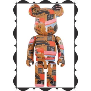 (ของแท้) BE@RBRICK Andy Warhol x JEAN-MICHEL BASQUIAT #2 1000% (Bearbrick)