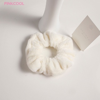 Pinkcool ยางรัดผมหางม้า ขนนุ่ม อบอุ่น ยืดหยุ่น สําหรับผู้หญิง ขายดี