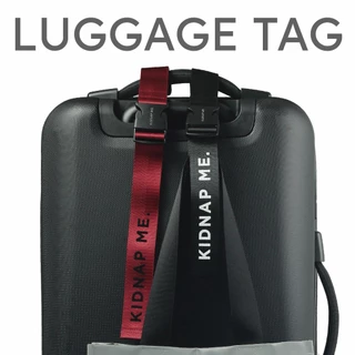 สายคล้องเสริมกระเป๋าเดินทาง แขวนสัมภาระ สกรีนชื่อ LUGGAGE TAG KIDNAP ME.