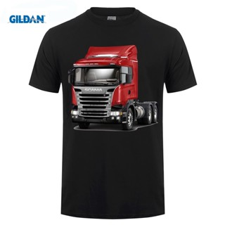 ลายน่ารัก♝▲❇Gildan ใหม่แฟชั่นฤดูร้อนแขนสั้นบุคลิกภาพพิมพ์ Saab Scania T เสื้อผู้ชายเสื้อลำลอง Tees