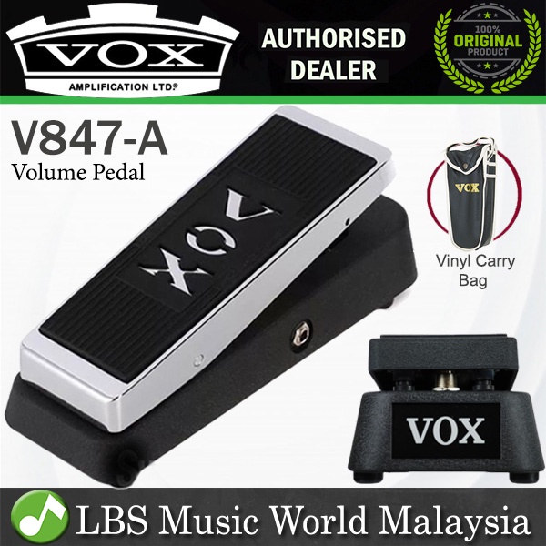 Vox V847-A Classic Wah Guitar Pedal Amp Amplifier แท้สไตล์สีดํา (V847 V 846)