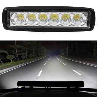 18W Flood LED Light Work Bar Lamp Driving Fog Offroad SUV 4WD Car Truck