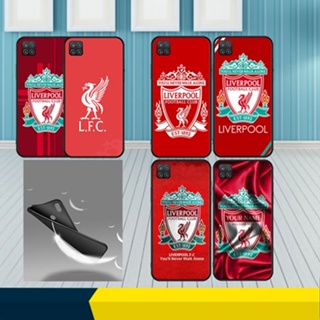 เคสโทรศัพท์มือถือแบบนิ่ม ลายโลโก้ Liverpool สีดํา สําหรับ Samsung Galaxy A50 A50S A30S A11 A12 4G A21S A22 4G A22 5G A31