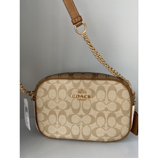 มาใหม่ สวยๆๆๆCoach Jamie Camera Bag In Blocked Signature Canvas