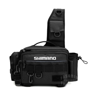 Shimano กระเป๋าสะพายไหล่ คาดเอว อเนกประสงค์ สําหรับใส่เหยื่อตกปลา