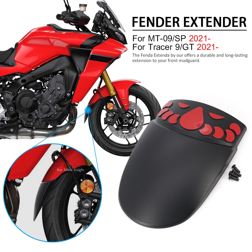 Patins De Protection Cadre Pour Yamaha MT-09 / Tracer 9 GT (2021-2025) - Bleu, Aluminium Et POM, Installation Directe - 10