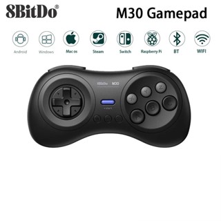 8bitdo M30 จอยเกมบลูทูธ รองรับ Wifi amp BT สําหรับ Android Windows Macos Steam Switch Raspberry Pi