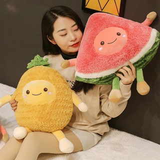 ✜┅✼Cute watermelon cherry doll pillow cartoon fruit plush toy creative cu