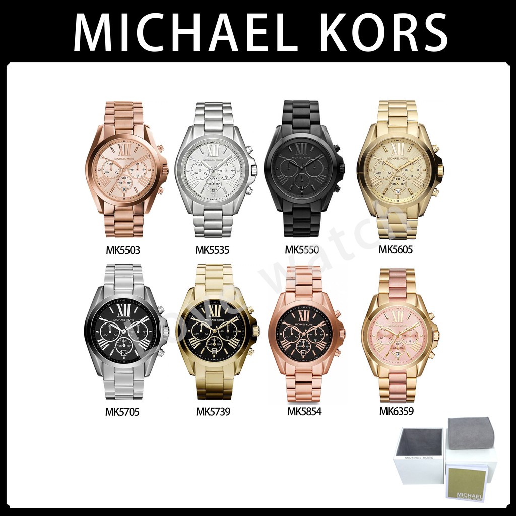 Michael Kors ของแท้100% MK5739 MK5535 MK5550 MK5854 43MM นาฬิกาแบรนด์เนมMK นาฬิกาผู้หญิงผู้ชาย สินค้าพร้อมจัดส่ง MK-159